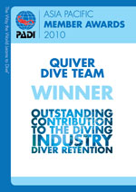 Outstanding Contribution to the Diving Industry – Diver Retention></p>
			
			<p align=