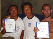 congratulations to instructor candidates from Spain and Japan