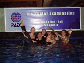 congratulations to instructor candidates from United States, Indonesia, France, Holland, UK, Spain and Singapore