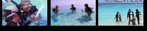 scuba diving instructor training in Malaysia